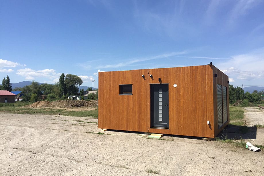 Casa container din lemn Tiny Vero